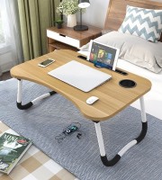 Portable Wooden LAPTOP Table (Light Wood)