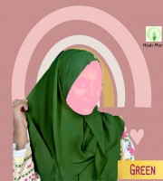 Green-Double Loop Ready Hijab