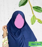 Nevy Blue - Double Loop Ready Hijab