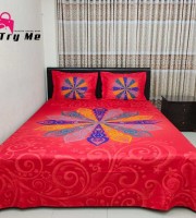 অরিজিনাল হোম টেক্সট ডাবল সাইজ কটন বেডশিট (bedsheet)M-153