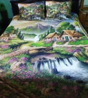 অরিজিনাল হোম টেক্সট ডাবল সাইজ কটন বেডশিট (bedsheet)M-113