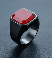 JP Italian Bio Black Stone Rings-09